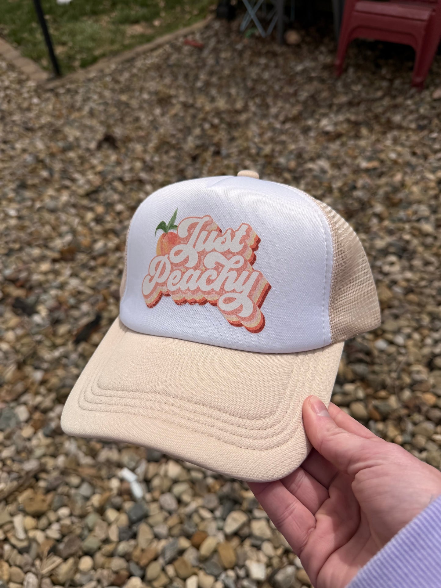 Just Peachy Trucker Hat