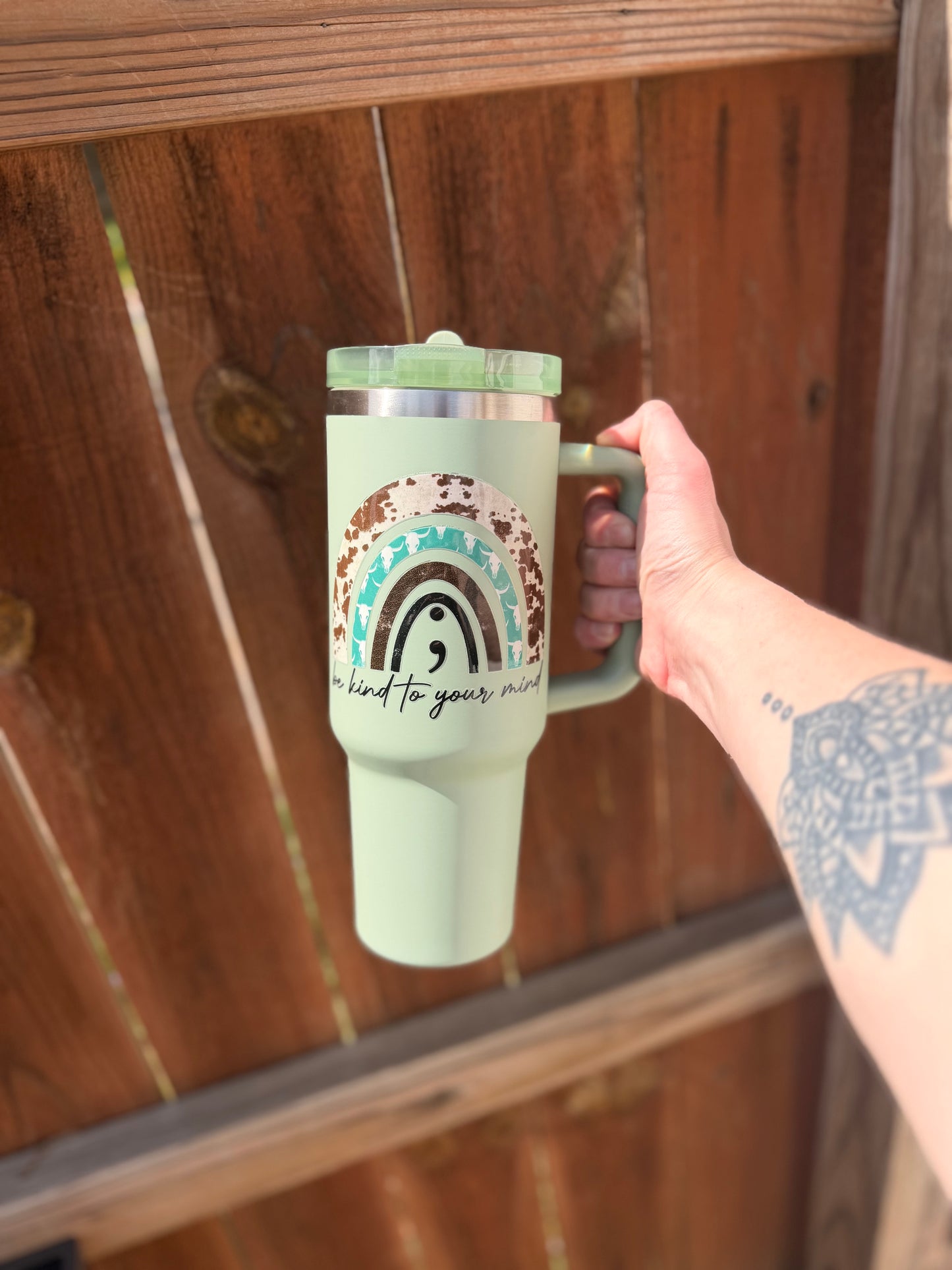 Be Kind To Your Mind 40 oz Tumbler
