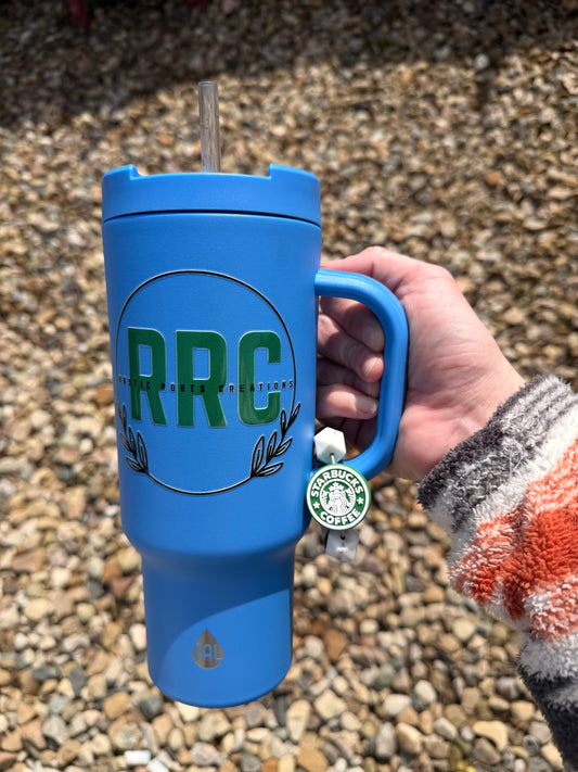 Green Coffee Tumbler/Bag Charm
