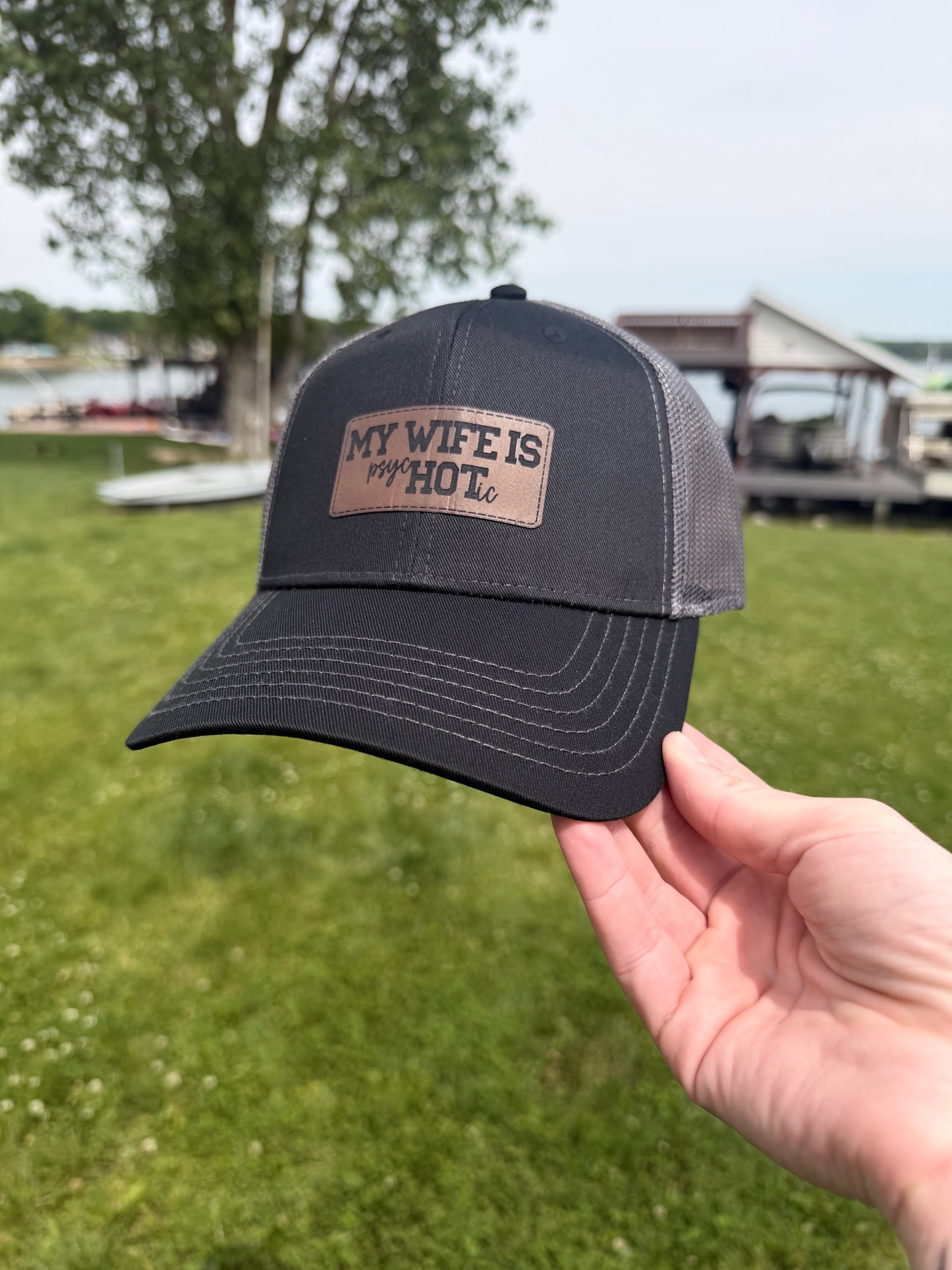 My Wife Is PsycHOTic Mesh Back Hat