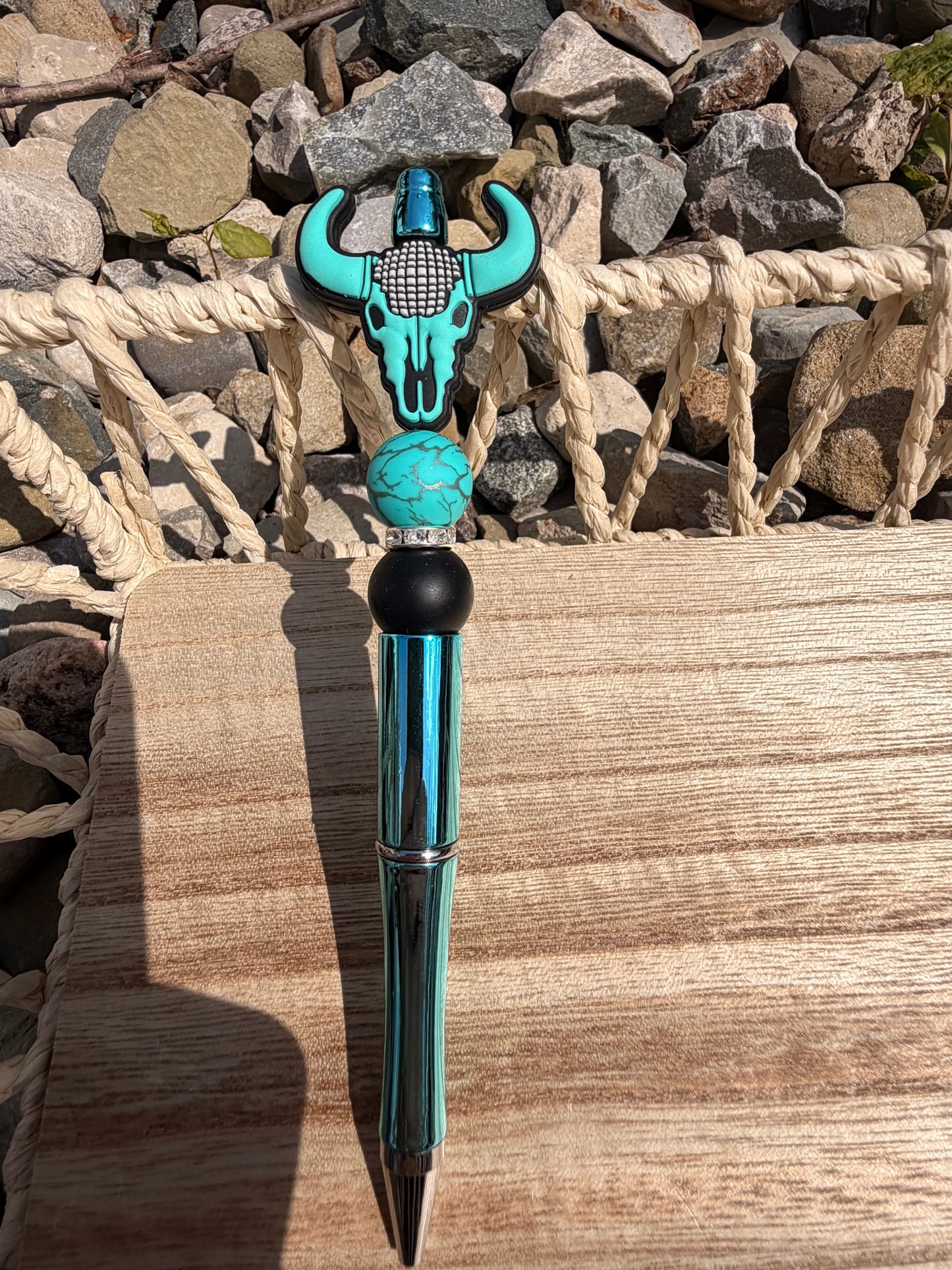 Western Themed Beaded Pens