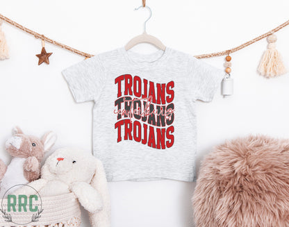 Infant/Toddler Centerburg Trojans Wavy