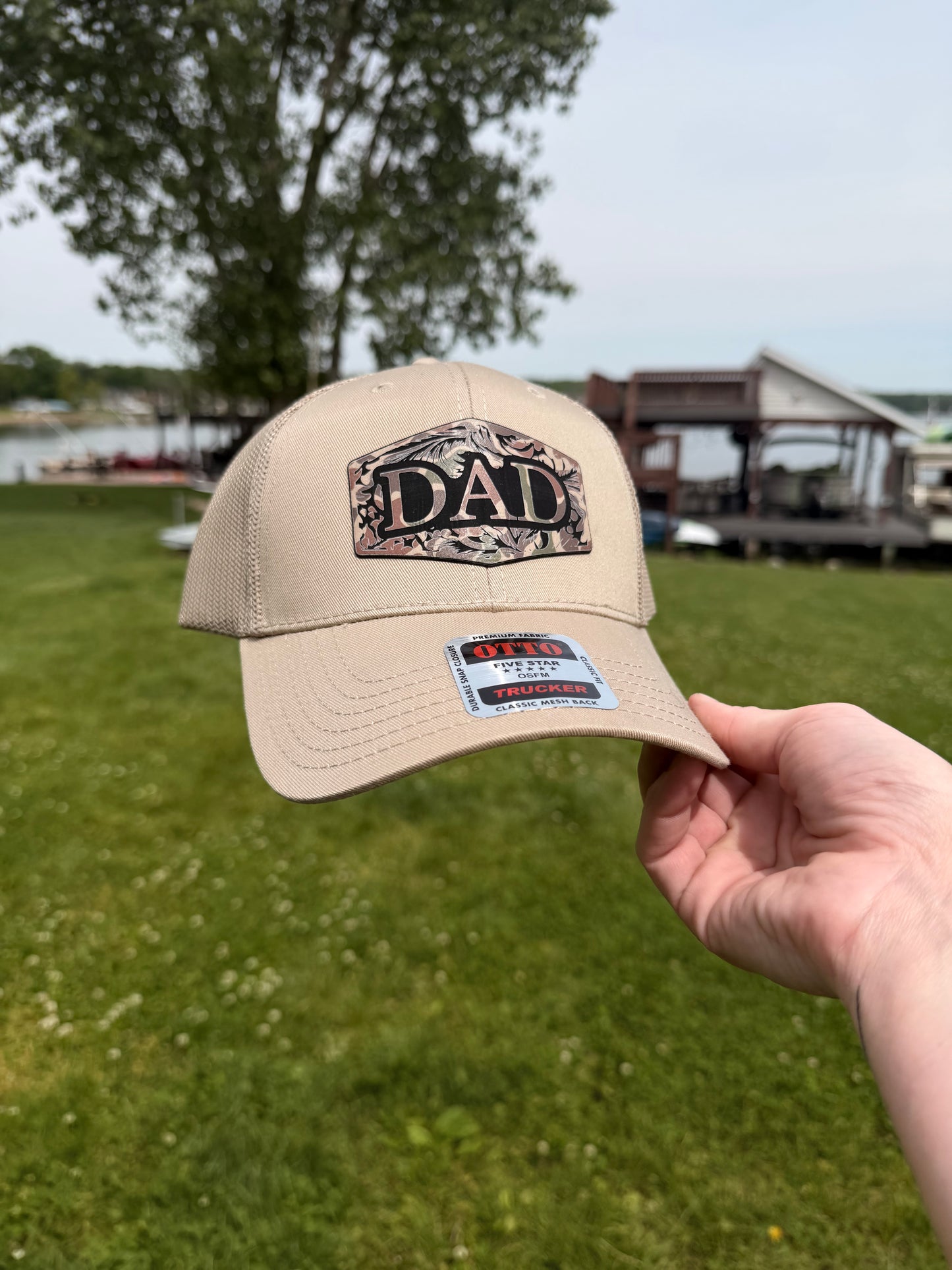 DAD Floral Mesh Back Hat