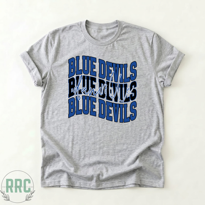 Youth Danville Blue Devils Wavy