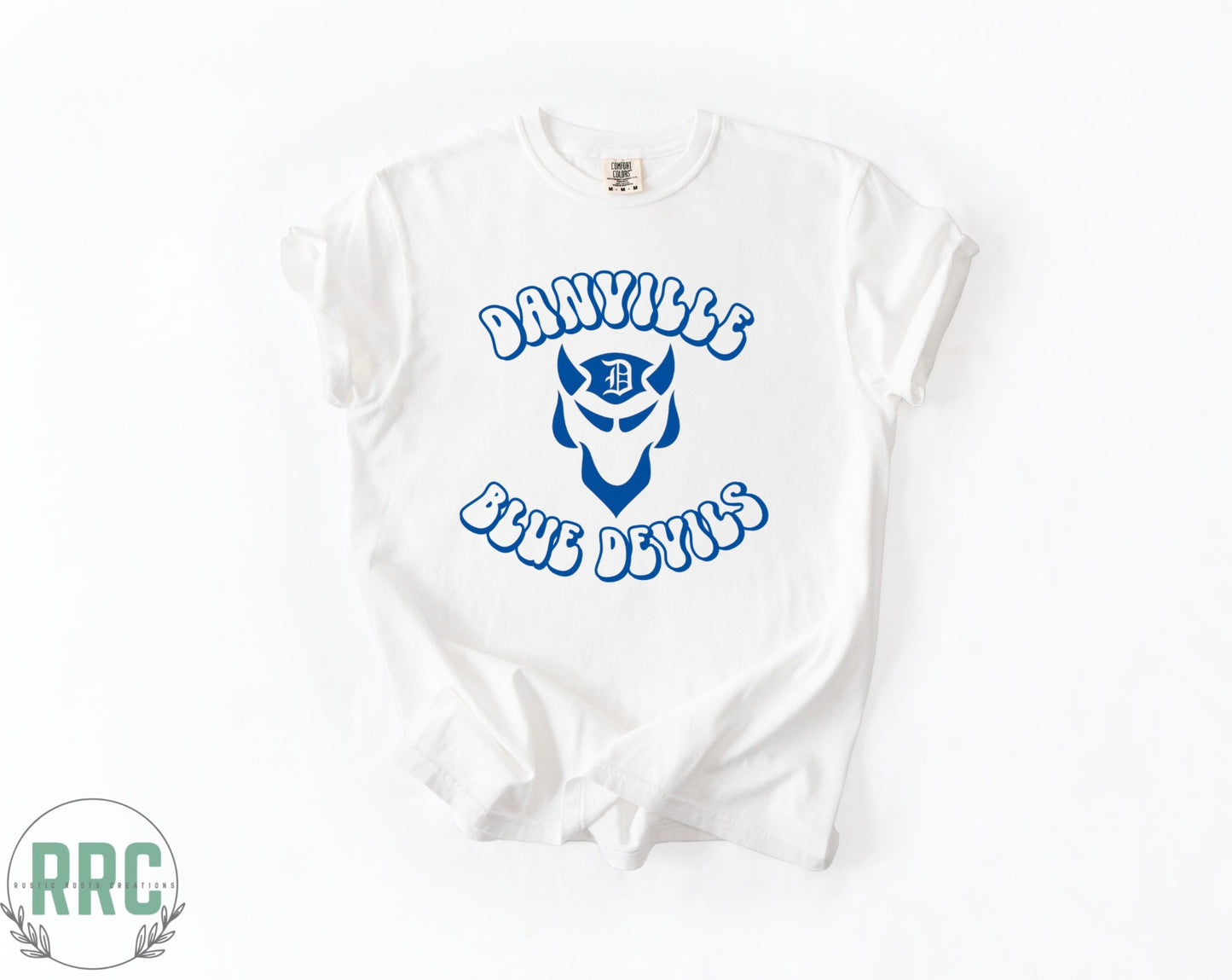 Danville Blue Devils Groovy *COMFORT COLORS*