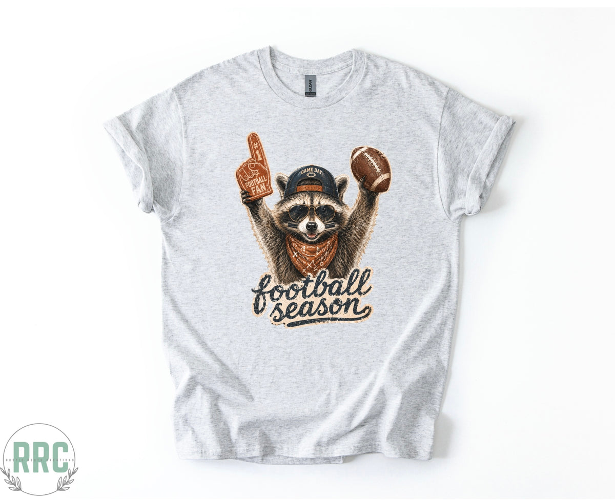 Football Season Raccoon *GILDEN*