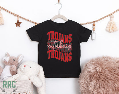 Infant/Toddler Centerburg Trojans Wavy