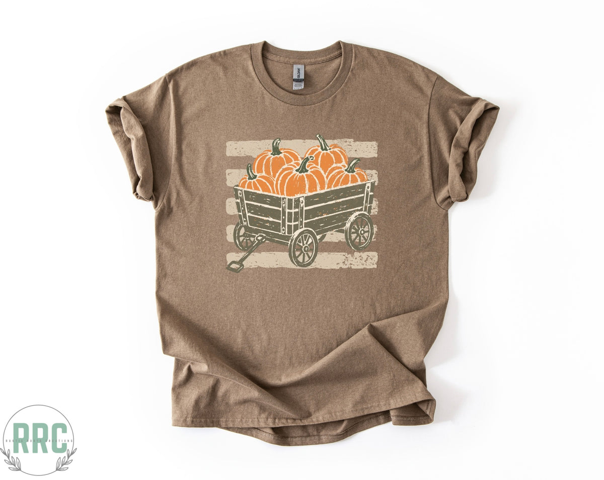 Pumpkins In Wagon *GILDEN*