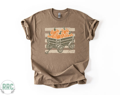 Pumpkins In Wagon *GILDEN*