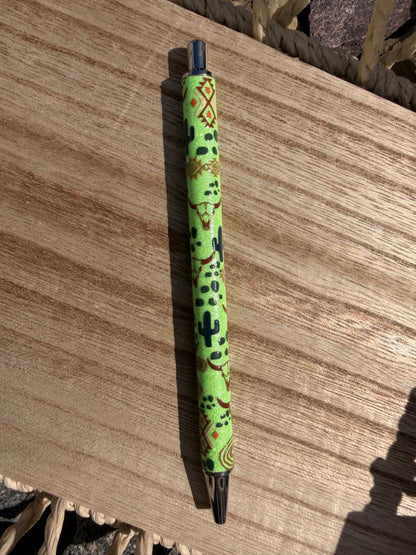Western Wrapped Glitter Pen
