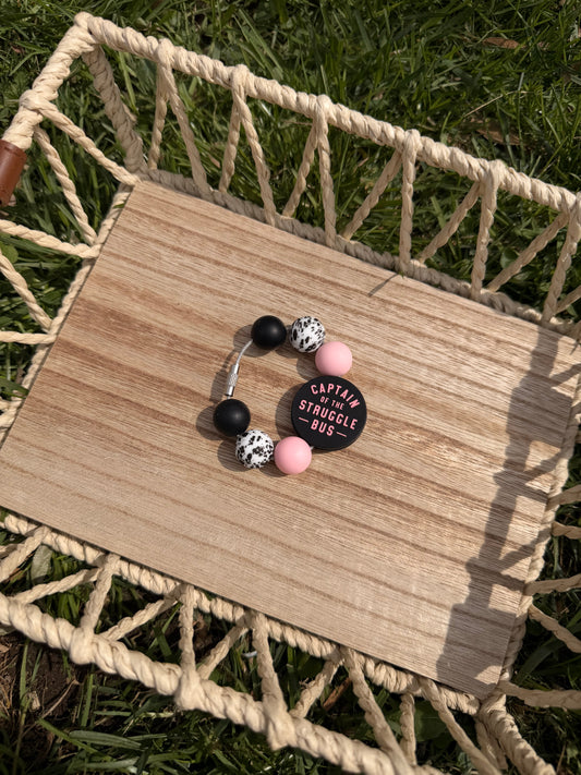Captain of the Struggle Bus Tumbler/Bag Charm