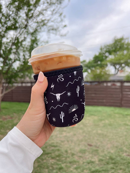 Black Southwest Iced Coffee Sleeve/Koozie - 16oz