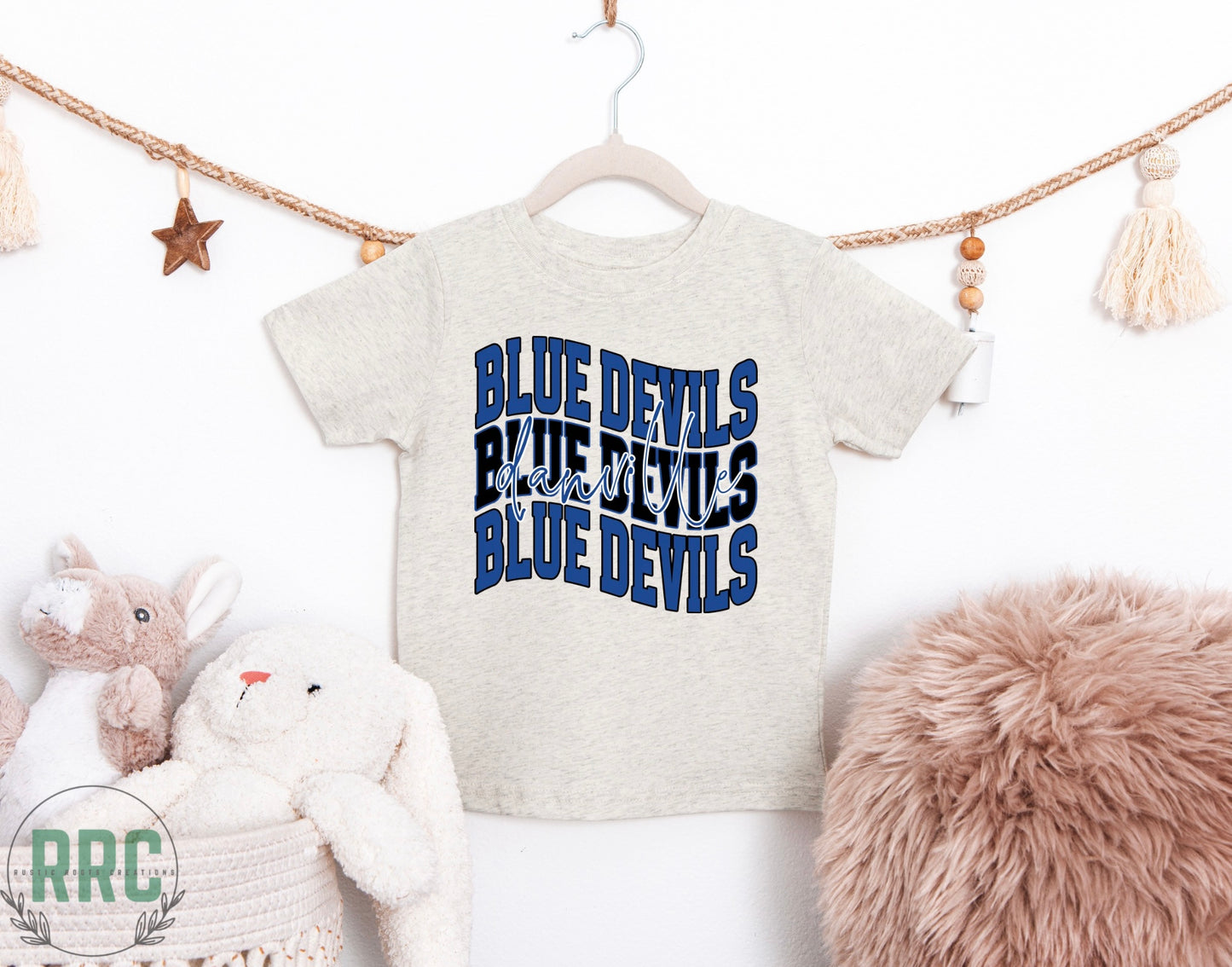 Infant/Toddler Danville Blue Devils Wavy