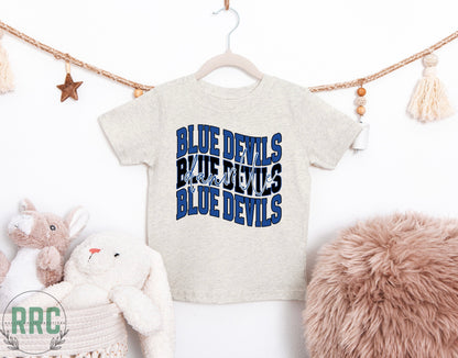 Infant/Toddler Danville Blue Devils Wavy