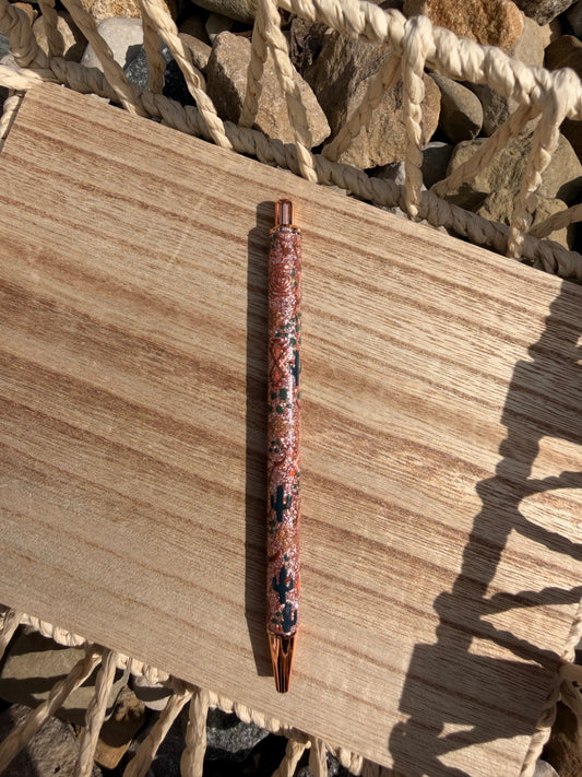 Western Wrapped Glitter Pen