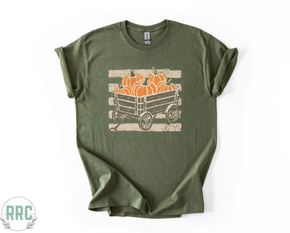 Pumpkins In Wagon *GILDEN*