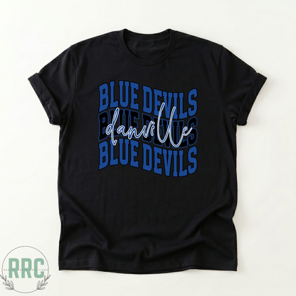 Youth Danville Blue Devils Wavy