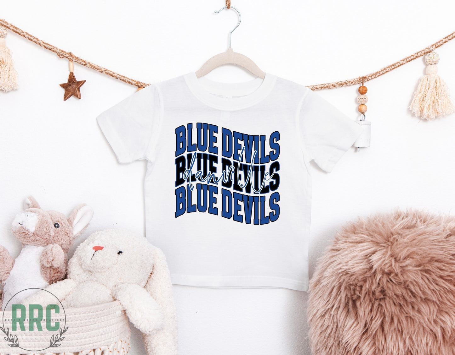 Infant/Toddler Danville Blue Devils Wavy