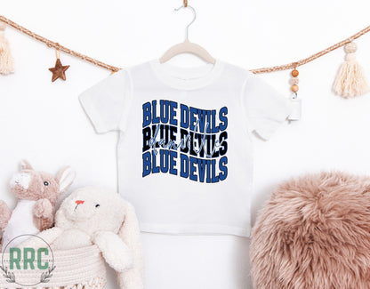 Infant/Toddler Danville Blue Devils Wavy