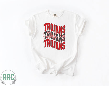 Centerburg Trojans Wavy *COMFORT COLORS*