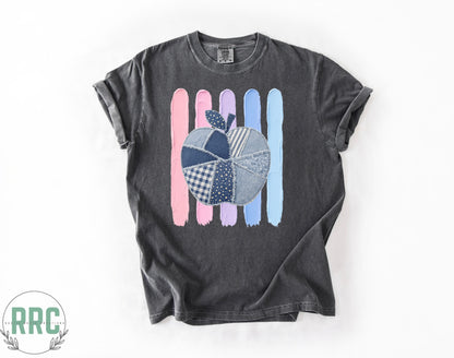 Pastel Watercolor Apple *COMFORT COLORS*