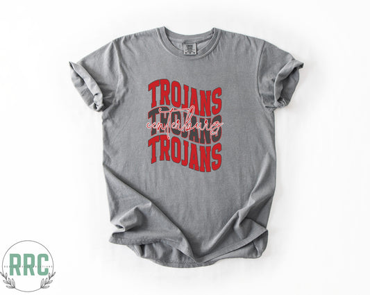 Centerburg Trojans Wavy *COMFORT COLORS*