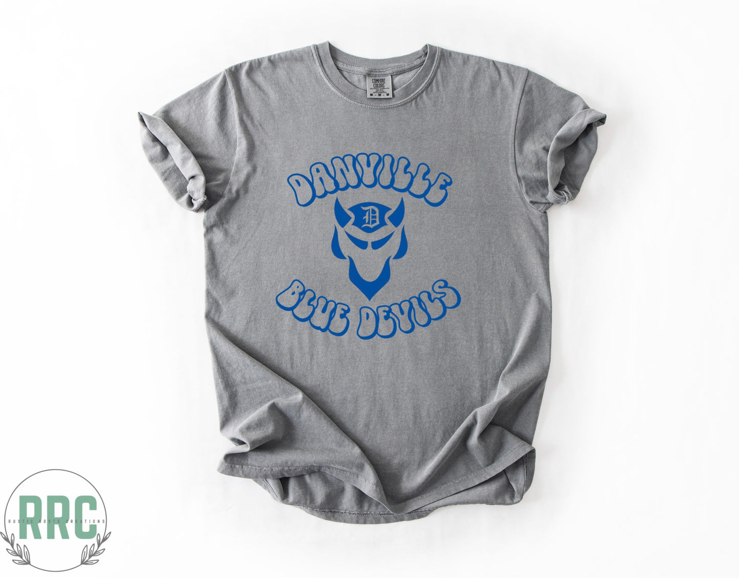 Danville Blue Devils Groovy *COMFORT COLORS*