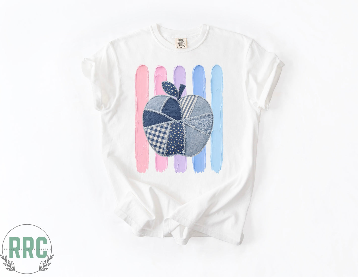 Pastel Watercolor Apple *COMFORT COLORS*