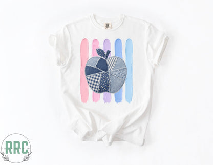 Pastel Watercolor Apple *COMFORT COLORS*
