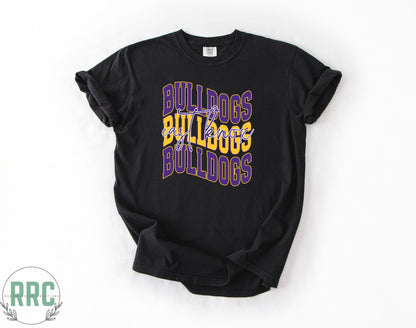 EK Bulldogs Wavy *COMFORT COLORS*