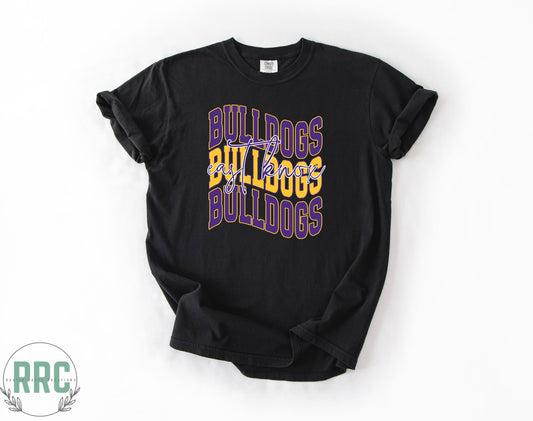 EK Bulldogs Wavy *COMFORT COLORS*