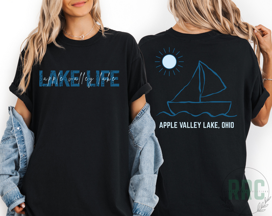 LAKE LIFE AV Lake Blue Sailboat *GILDEN* RRC EXCLUSIVE