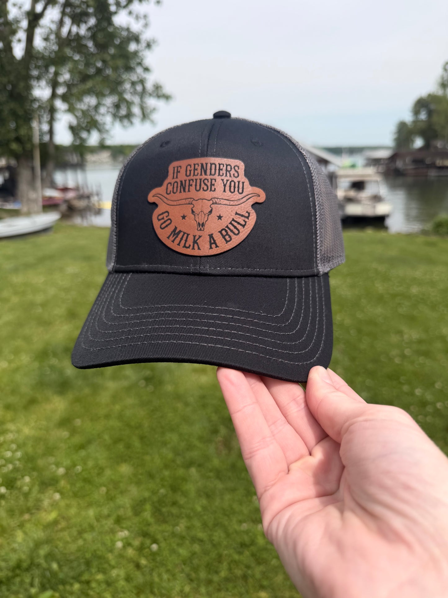 Go Milk A Bull Mesh Back Hat