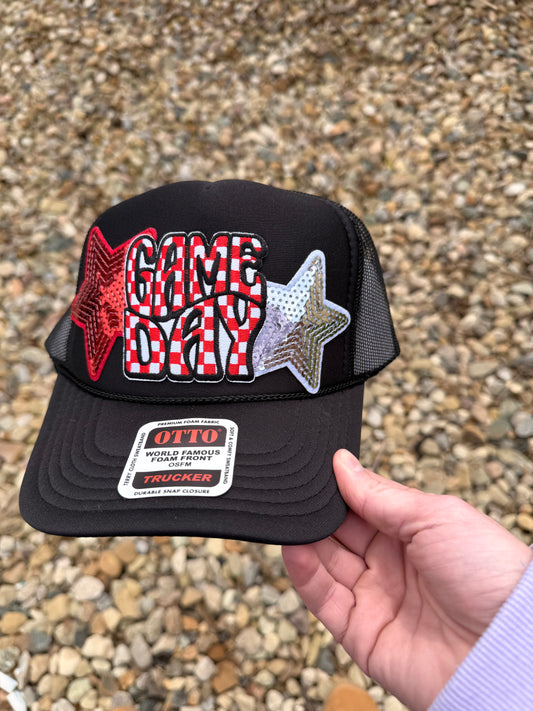 Game Day Red Trucker Hat