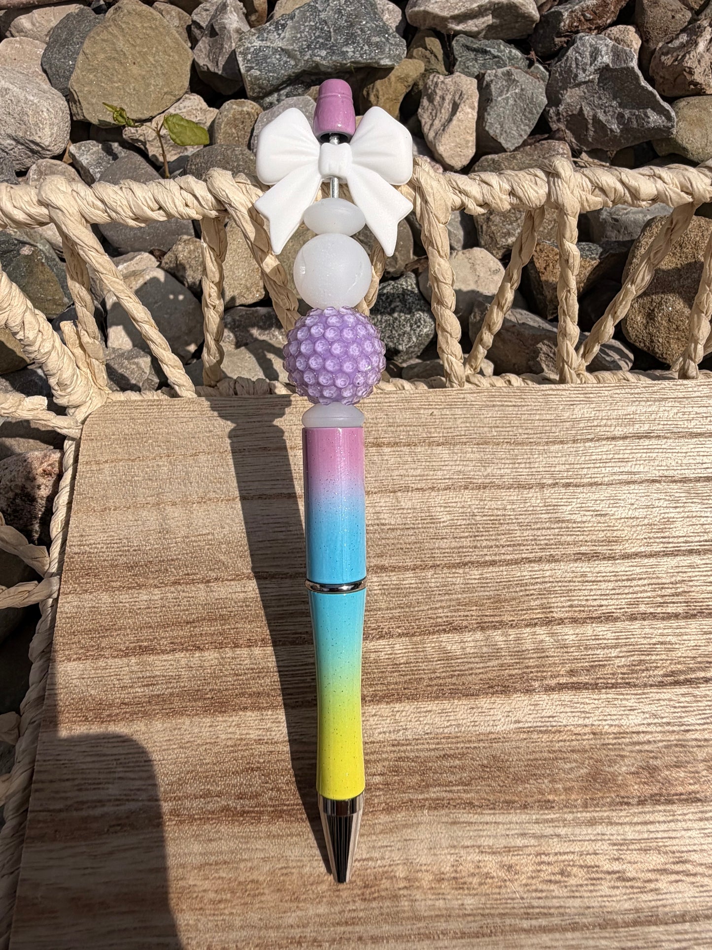 Girly Themed Beaded Pens