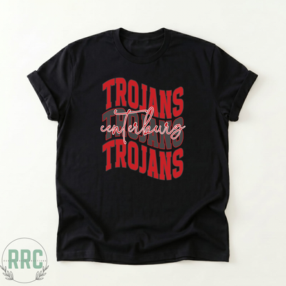 Youth Centerburg Trojans Wavy
