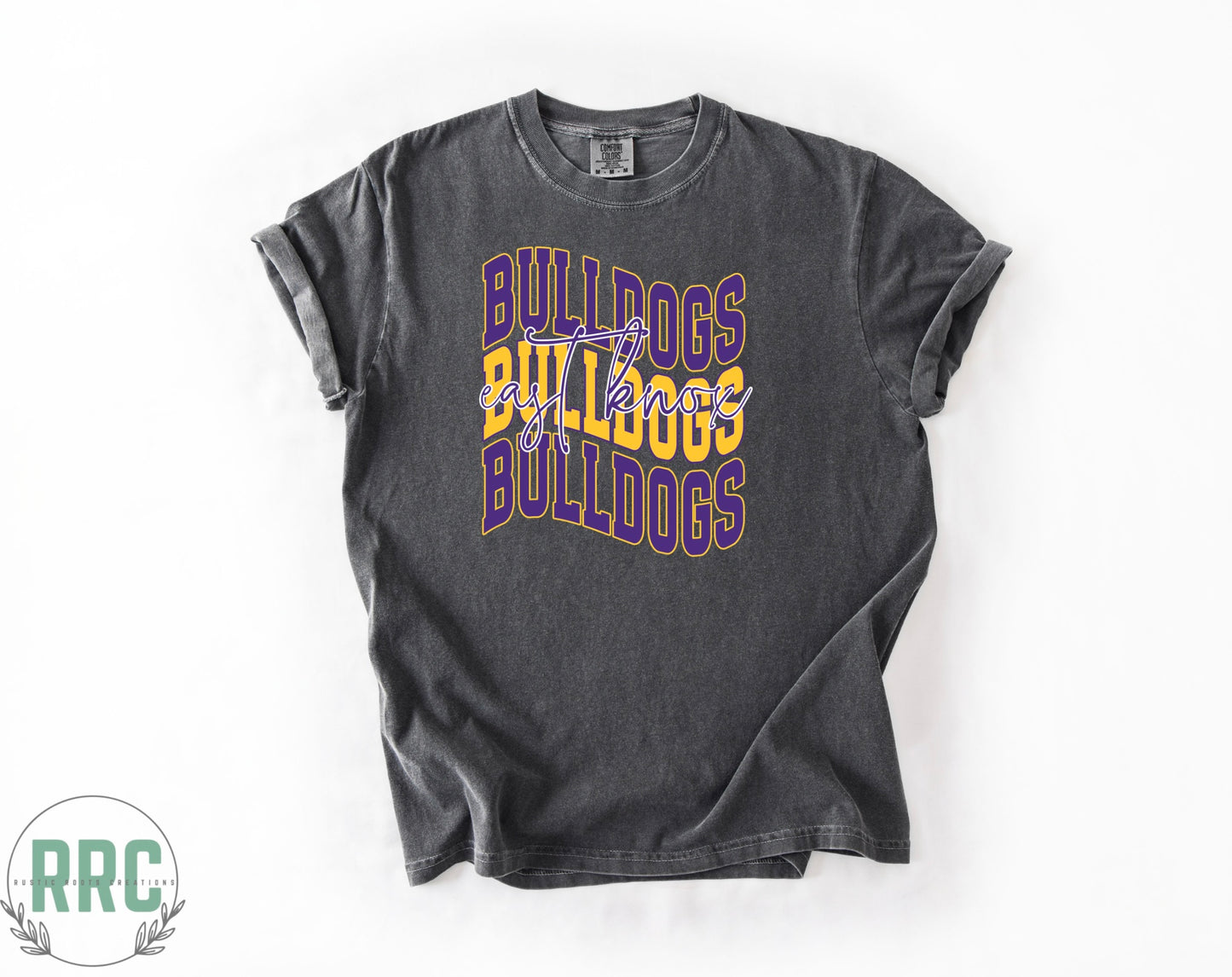 EK Bulldogs Wavy *COMFORT COLORS*