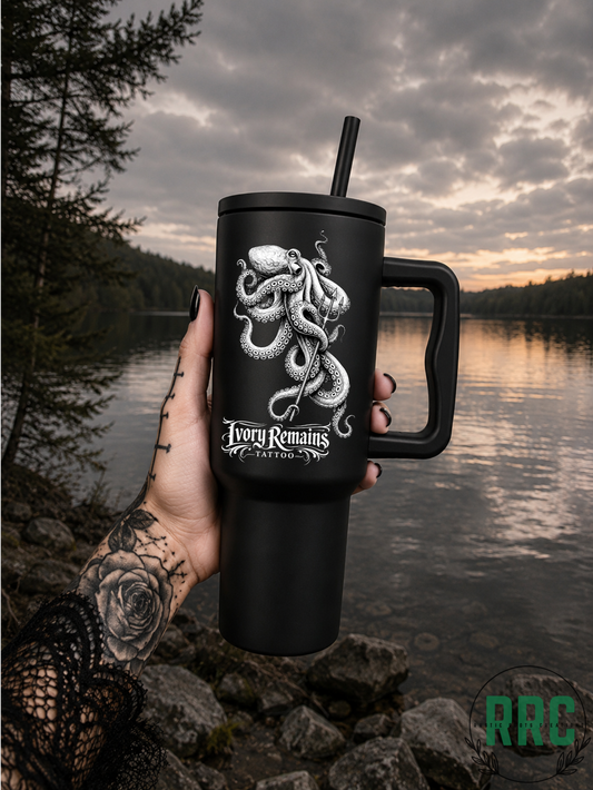 40oz Ivory Remains Tumbler