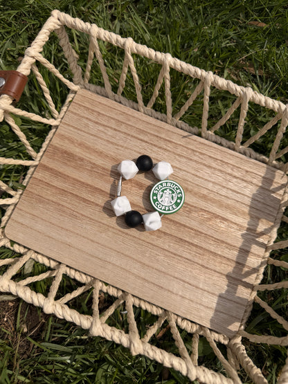 Green Coffee Tumbler/Bag Charm