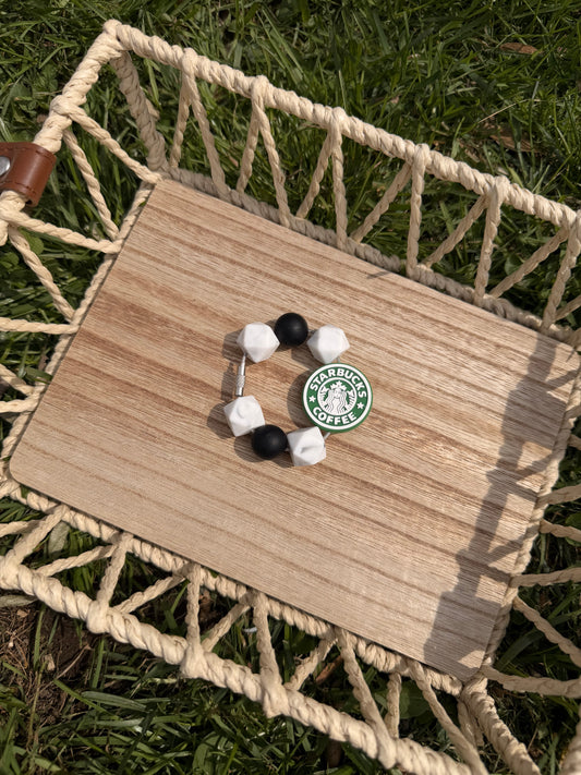 Green Coffee Tumbler/Bag Charm