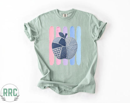 Pastel Watercolor Apple *COMFORT COLORS*