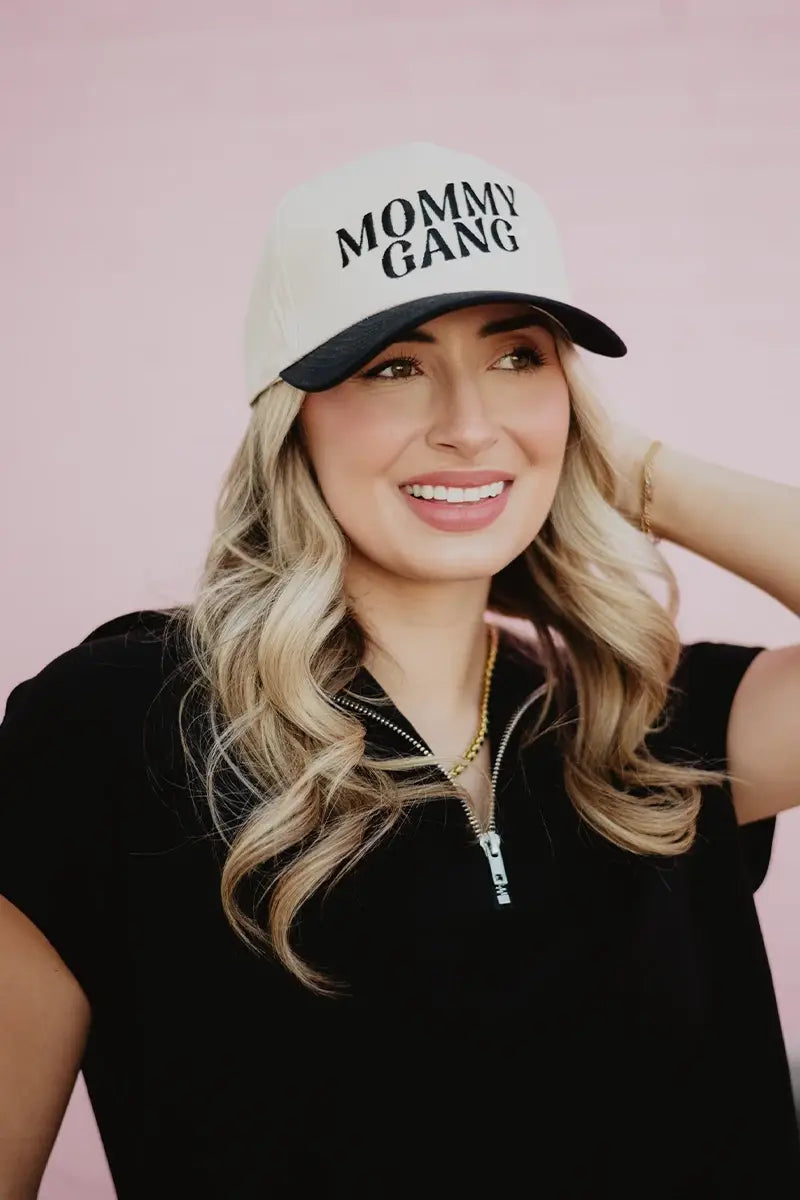 MOMMY GANG Two-Toned Trucker Hat