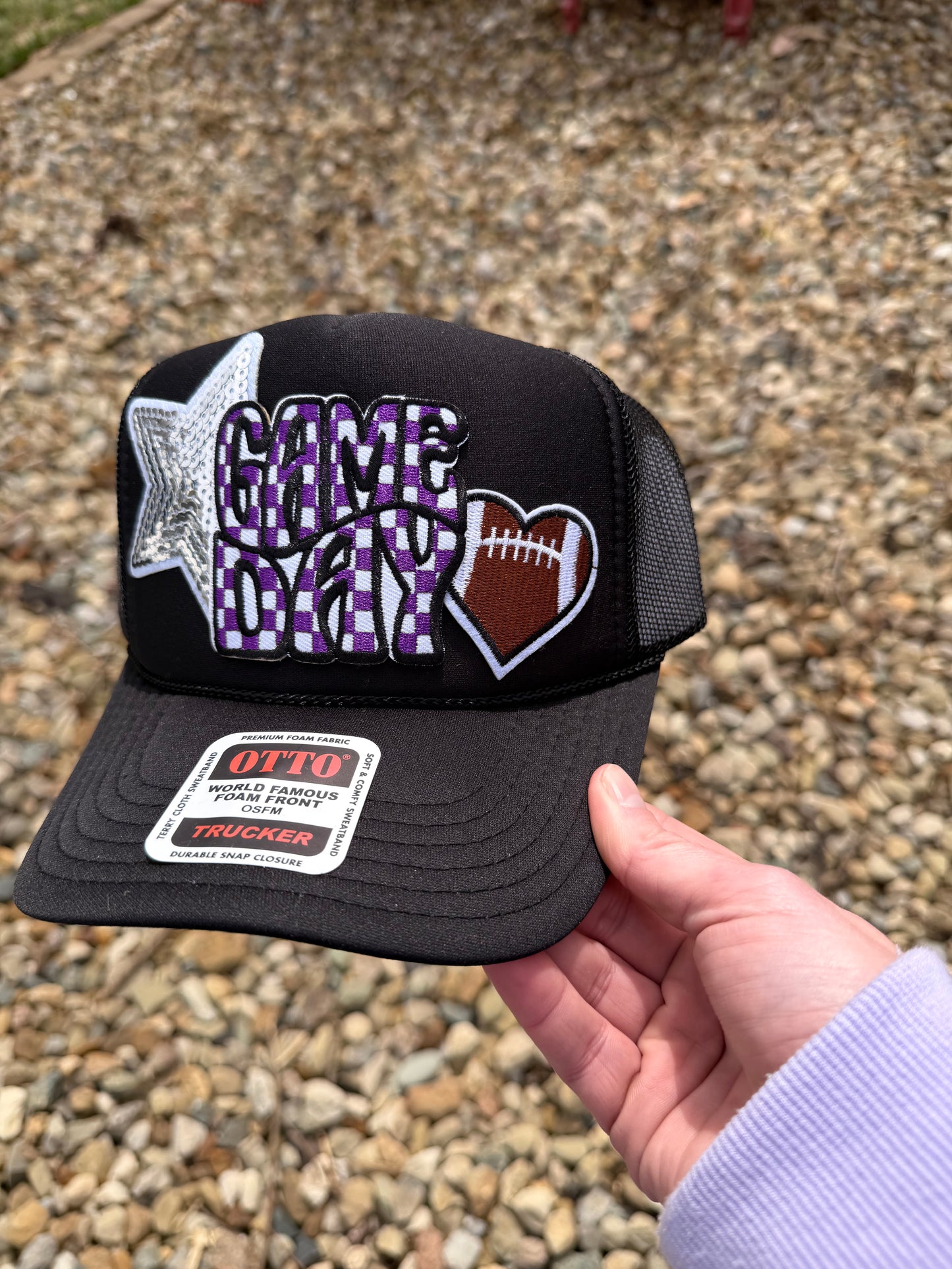 Game Day Purple Trucker Hat