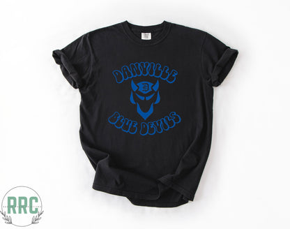 Danville Blue Devils Groovy *COMFORT COLORS*