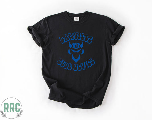 Danville Blue Devils Groovy *COMFORT COLORS*