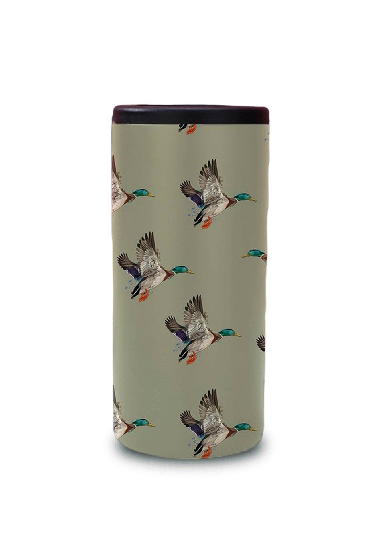 Green Mallard Slim Can Cooler