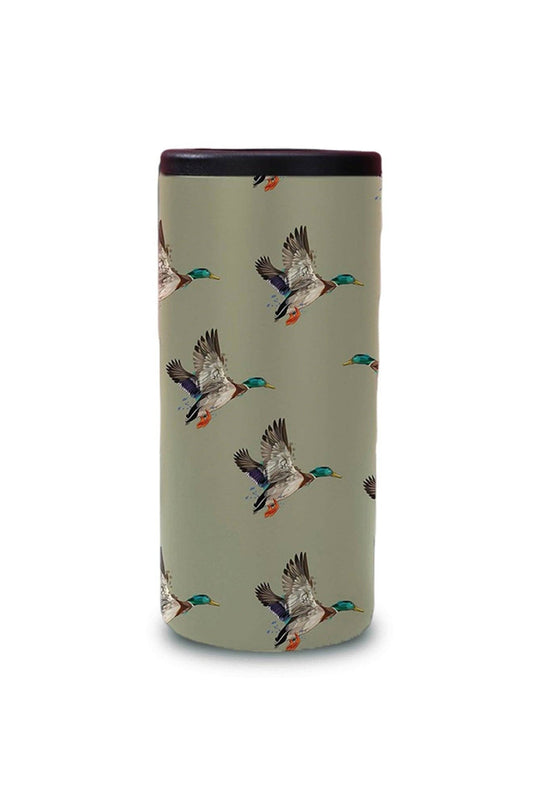 Green Mallard Slim Can Cooler