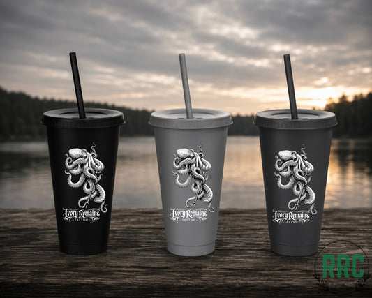 24oz Plastic Cup with Lid