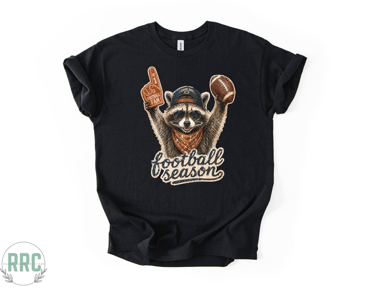 Football Season Raccoon *GILDEN*
