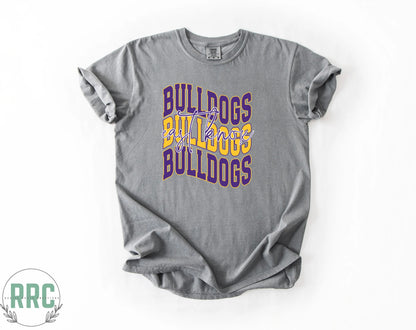 EK Bulldogs Wavy *COMFORT COLORS*
